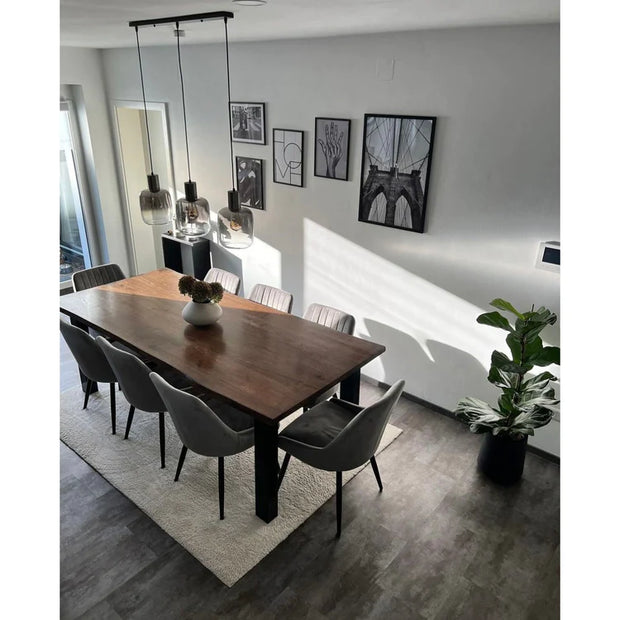 MESA PARA COMEDOR ASPEN ESTILO INDUSTRIAL