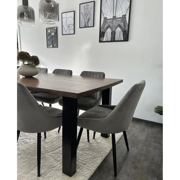 MESA PARA COMEDOR ASPEN ESTILO INDUSTRIAL