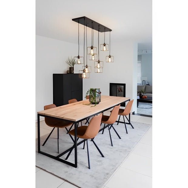 MESA PARA COMEDOR BOTSWANA ESTILO INDUSTRIAL