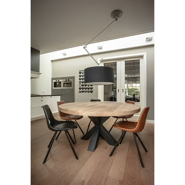 MESA PARA COMEDOR CARDIFF ESTILO INDUSTRIAL