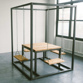 COMEDOR CON COLUMPIOS PARA 4 PERSONAS