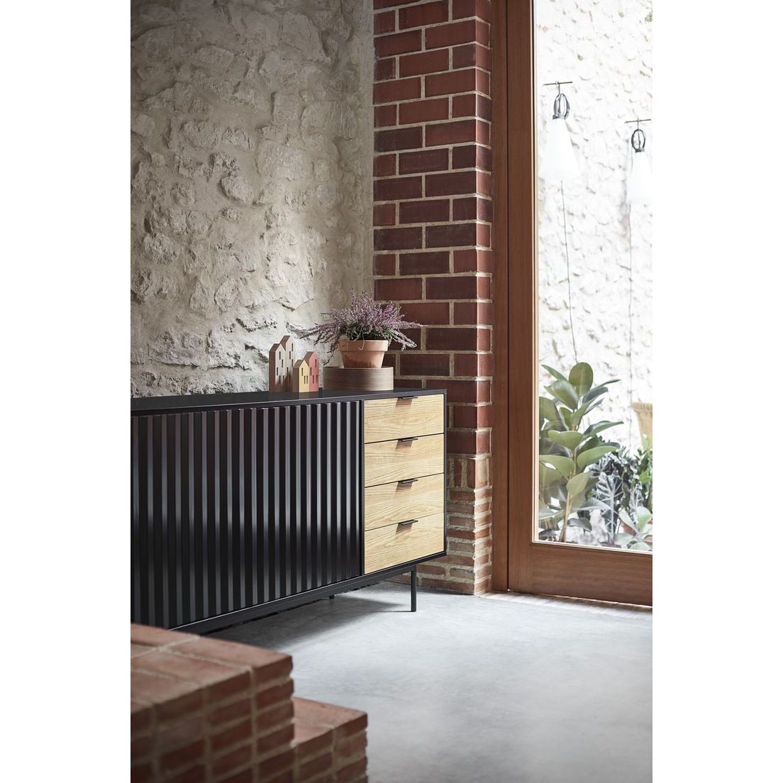 CREDENZA ESTILO INDUSTRIAL 017