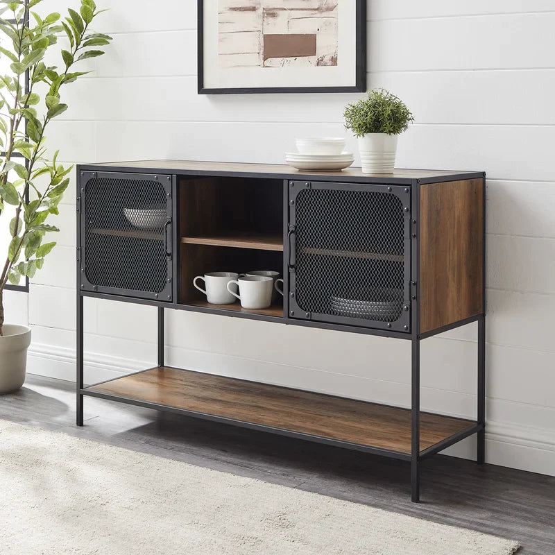 CREDENZA ESTILO INDUSTRIAL RECIBIDOR 804