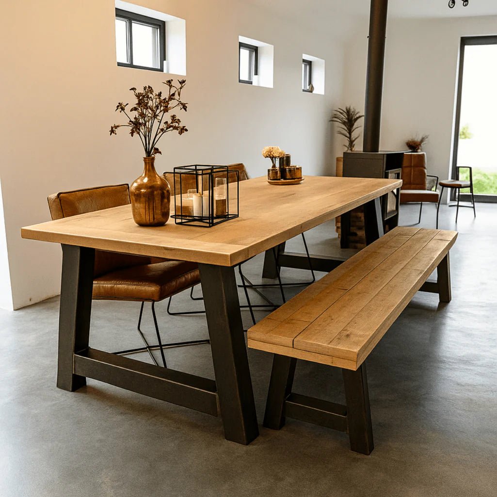 BANCA PARA MESA PARA COMEDOR KIOTO ESTILO INDUSTRIAL - shopBANCA PARA MESA PARA COMEDOR KIOTO ESTILO INDUSTRIALComedores_name