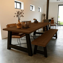 BANCA PARA MESA PARA COMEDOR KIOTO ESTILO INDUSTRIAL - shopBANCA PARA MESA PARA COMEDOR KIOTO ESTILO INDUSTRIALComedores_name