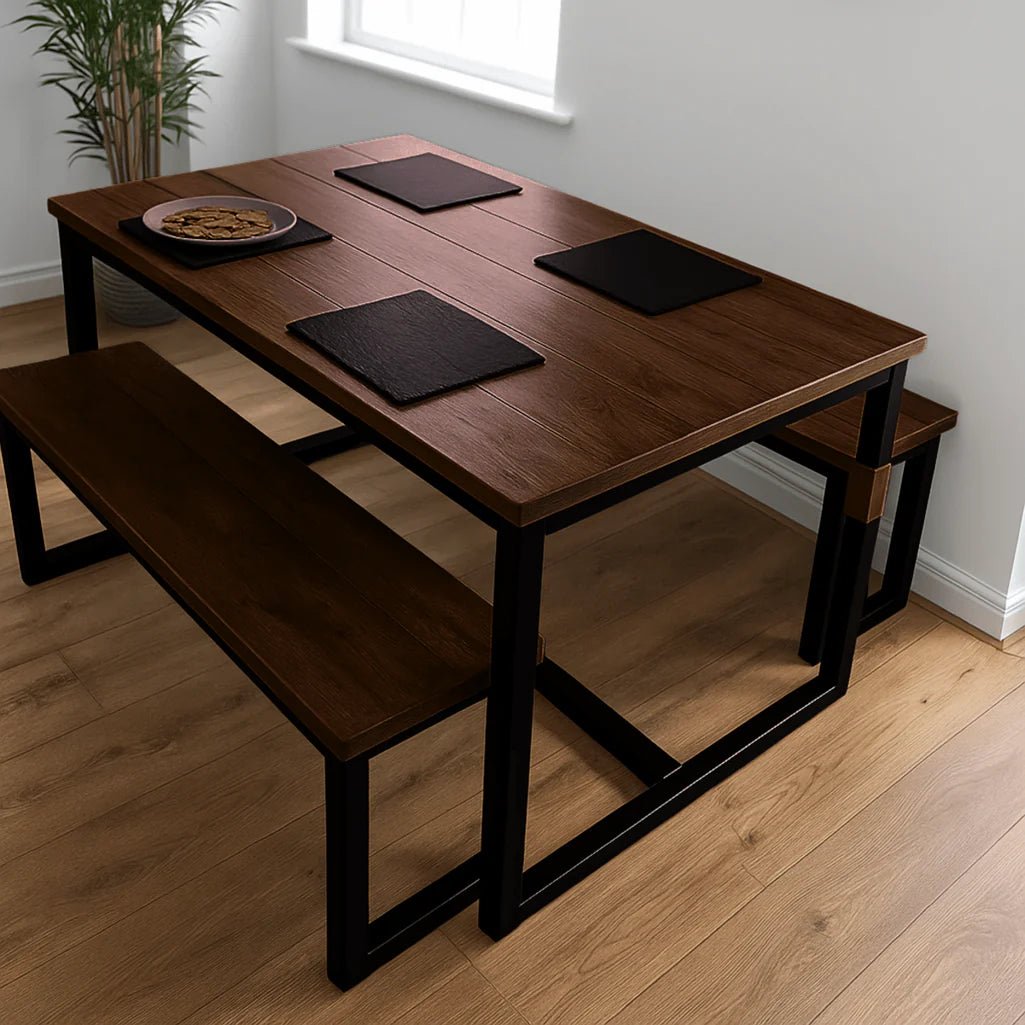 BANCA PARA MESA PARA COMEDOR LORETO ESTILO INDUSTRIAL - shopBANCA PARA MESA PARA COMEDOR LORETO ESTILO INDUSTRIALComedores_name