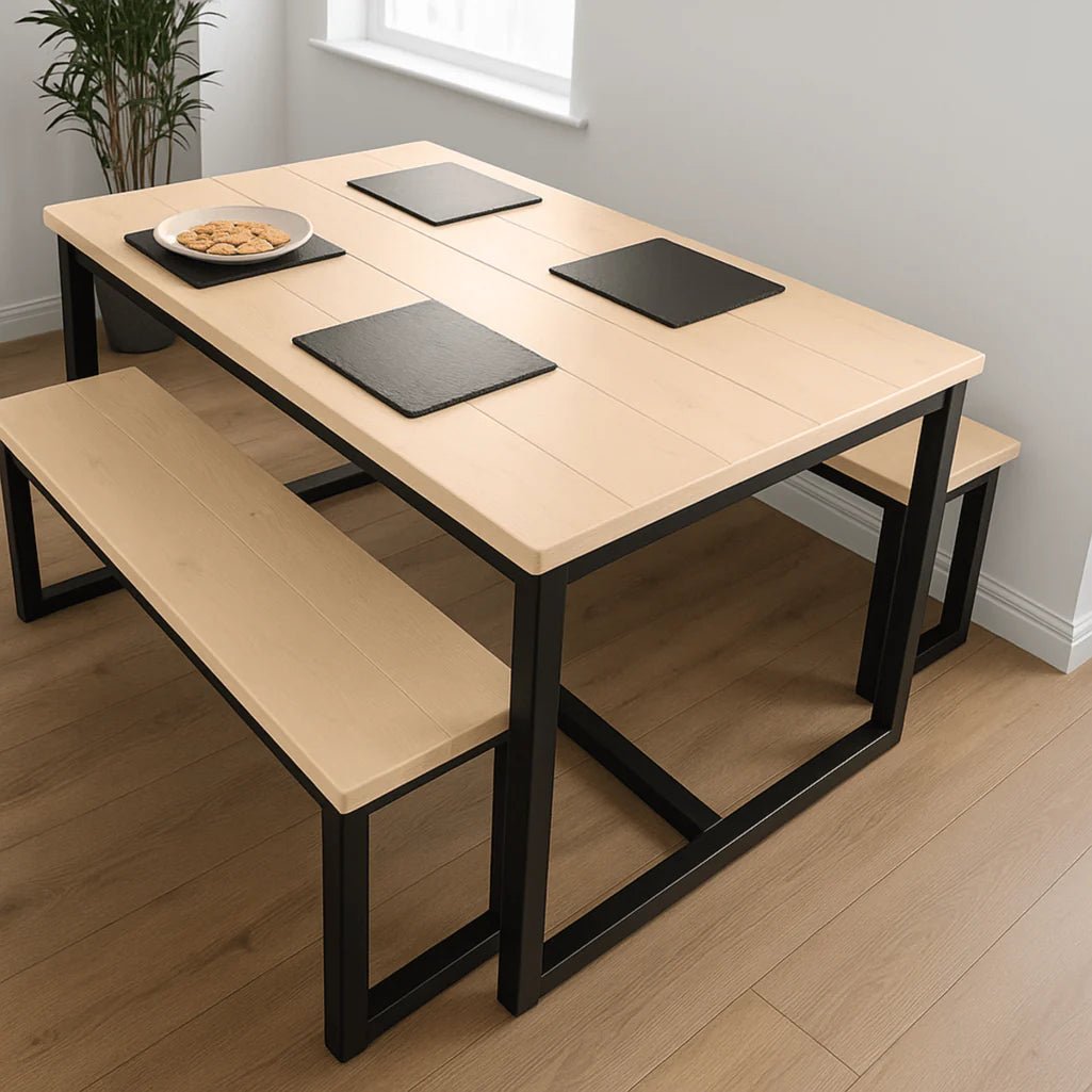 BANCA PARA MESA PARA COMEDOR LORETO ESTILO INDUSTRIAL - shopBANCA PARA MESA PARA COMEDOR LORETO ESTILO INDUSTRIALComedores_name