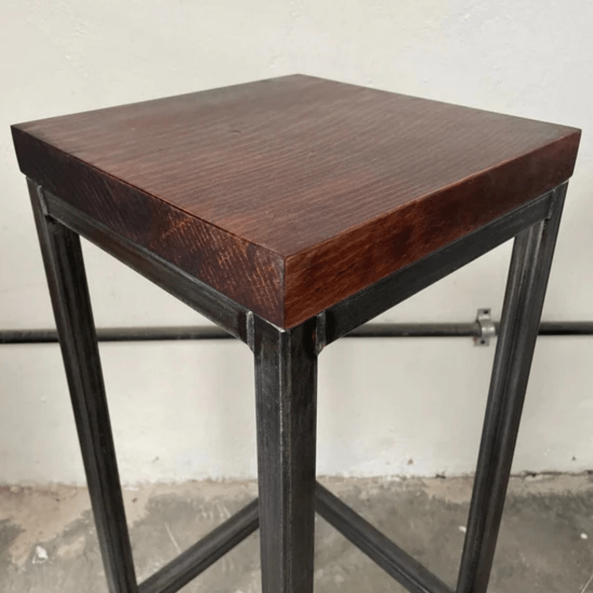 BANCO ALTO RECTO ESTILO INDUSTRIAL 499 - shopBANCO ALTO RECTO ESTILO INDUSTRIAL 499Bancos de comedor y cocina_name