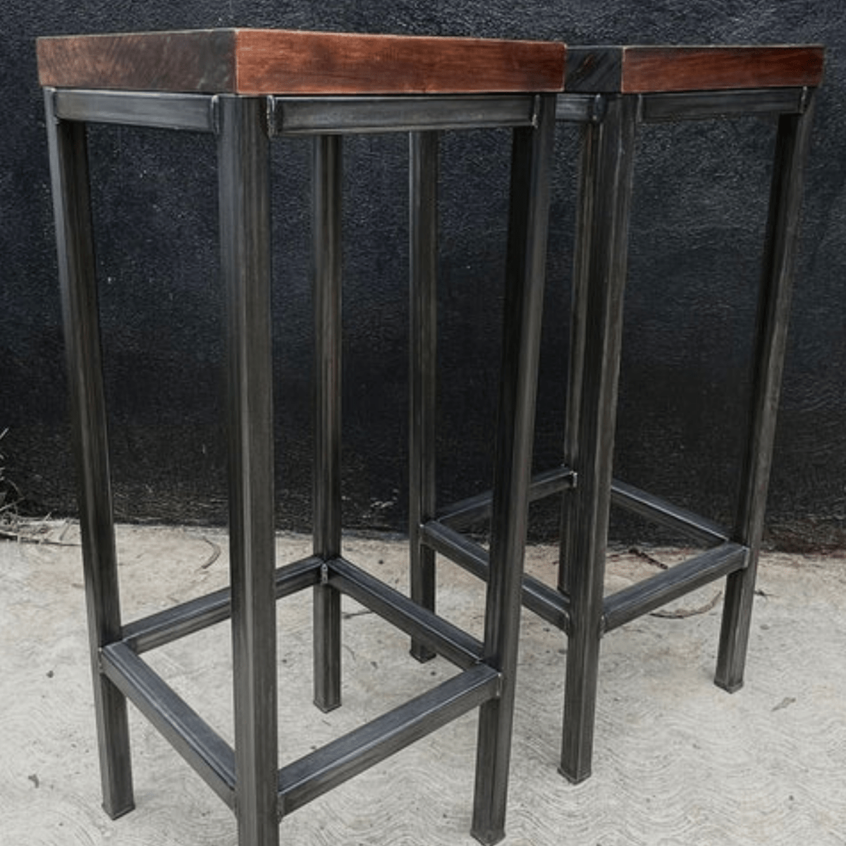 BANCO ALTO RECTO ESTILO INDUSTRIAL 499 - shopBANCO ALTO RECTO ESTILO INDUSTRIAL 499Bancos de comedor y cocina_name