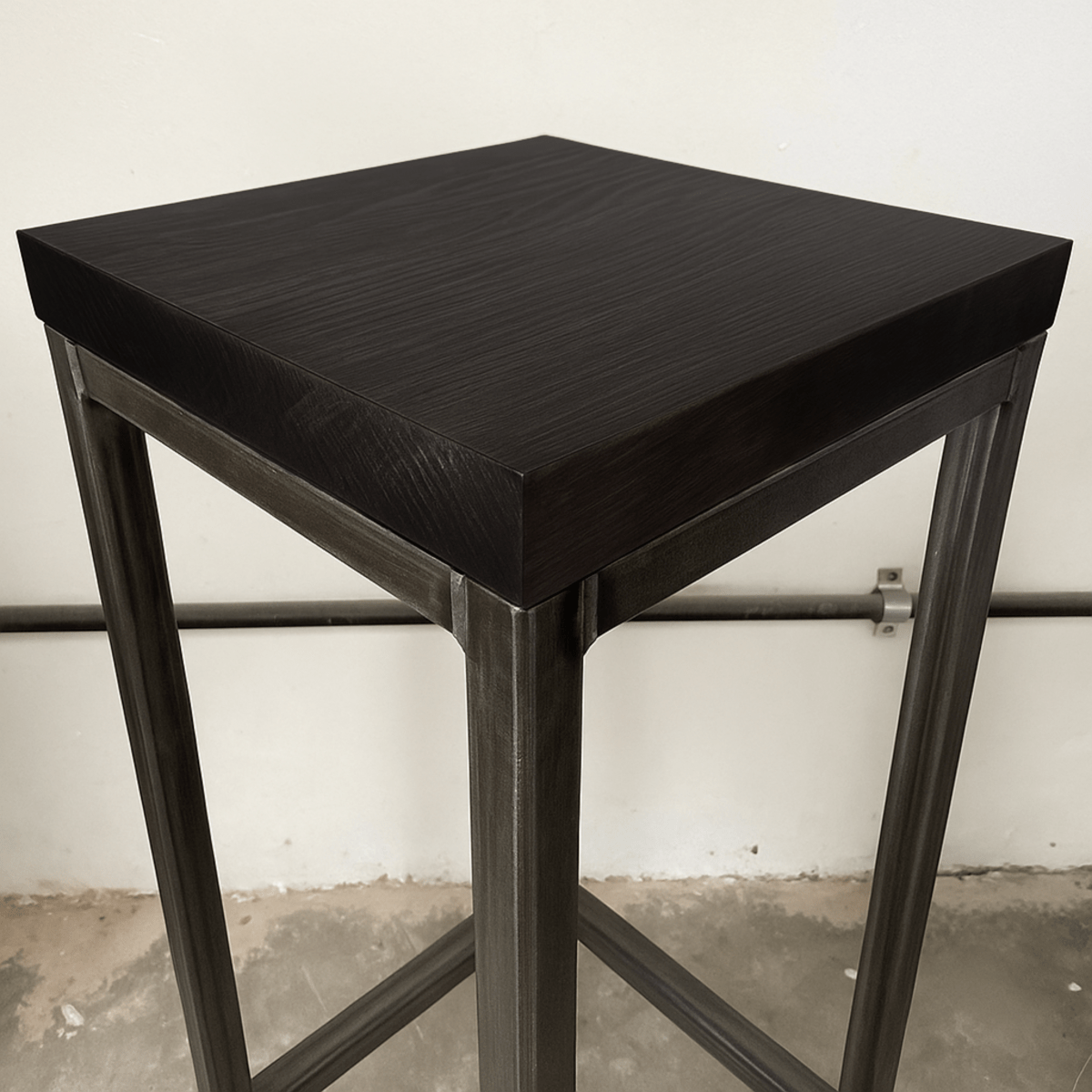 BANCO ALTO RECTO ESTILO INDUSTRIAL 499 - shopBANCO ALTO RECTO ESTILO INDUSTRIAL 499Bancos de comedor y cocina_name