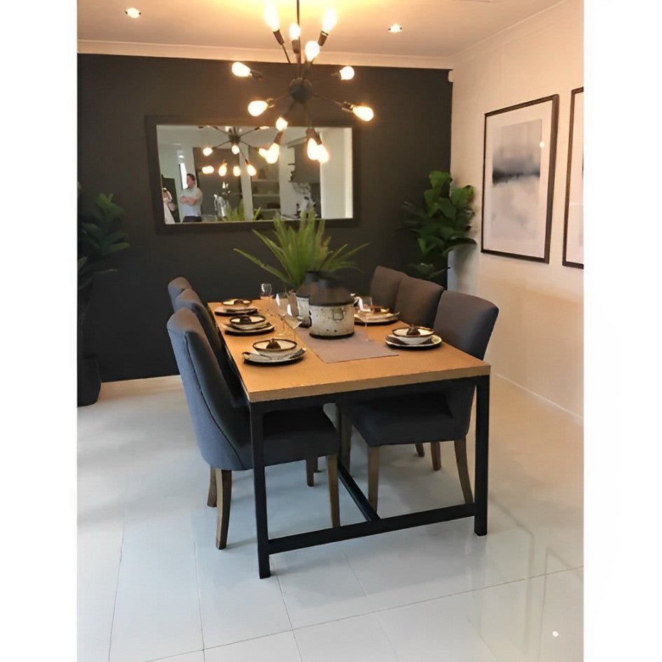 MESA PARA COMEDOR BORNEO ESTILO INDUSTRIAL - shopMESA PARA COMEDOR BORNEO ESTILO INDUSTRIAL_name