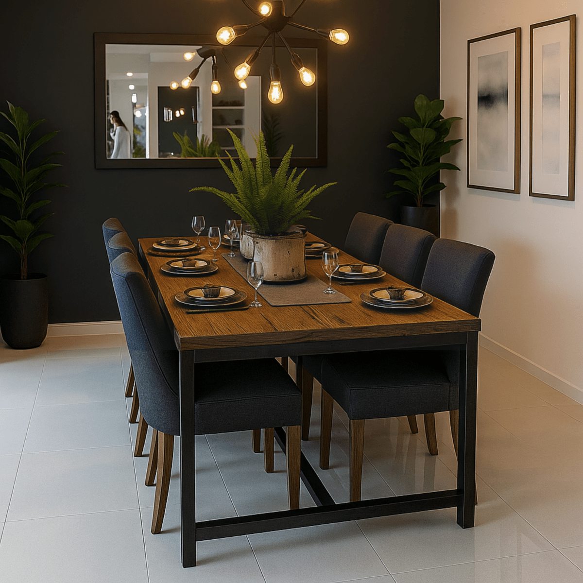 MESA PARA COMEDOR BORNEO ESTILO INDUSTRIAL - shopMESA PARA COMEDOR BORNEO ESTILO INDUSTRIAL_name