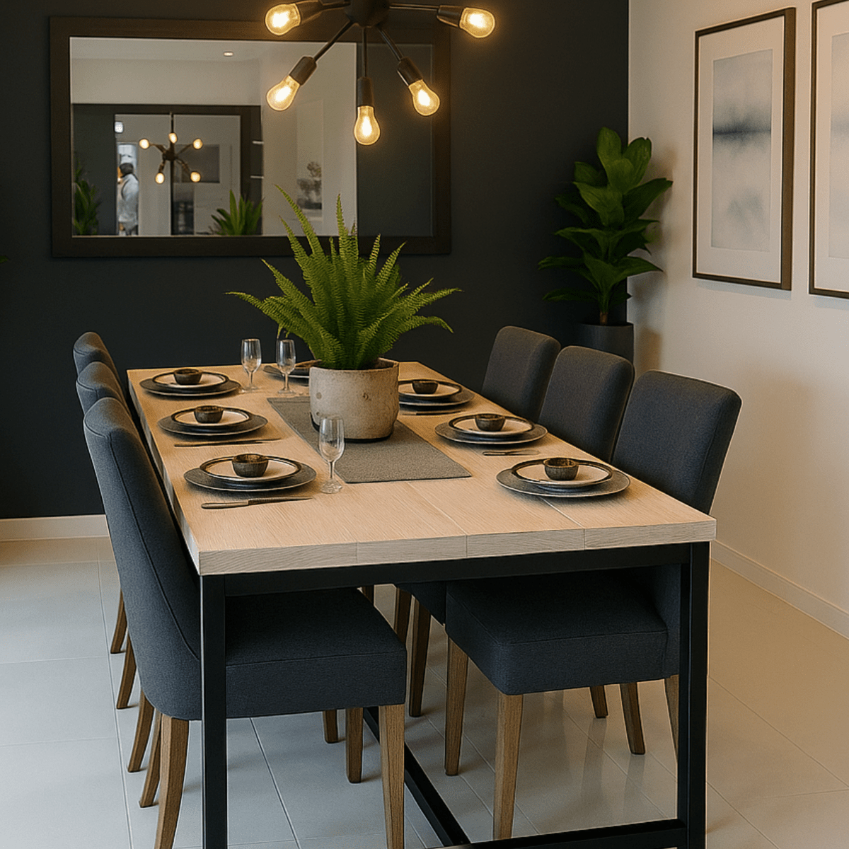 MESA PARA COMEDOR BORNEO ESTILO INDUSTRIAL - shopMESA PARA COMEDOR BORNEO ESTILO INDUSTRIAL_name