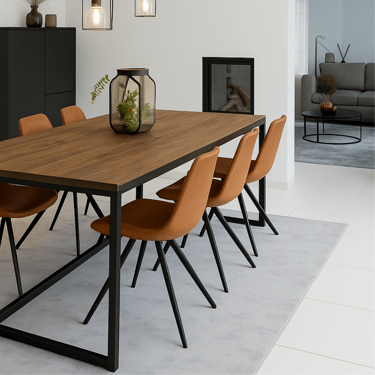 MESA PARA COMEDOR BOTSWANA ESTILO INDUSTRIAL - shopMESA PARA COMEDOR BOTSWANA ESTILO INDUSTRIAL_name