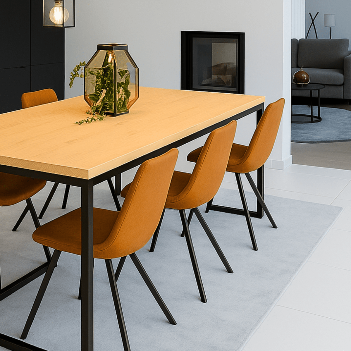 MESA PARA COMEDOR BOTSWANA ESTILO INDUSTRIAL - shopMESA PARA COMEDOR BOTSWANA ESTILO INDUSTRIAL_name