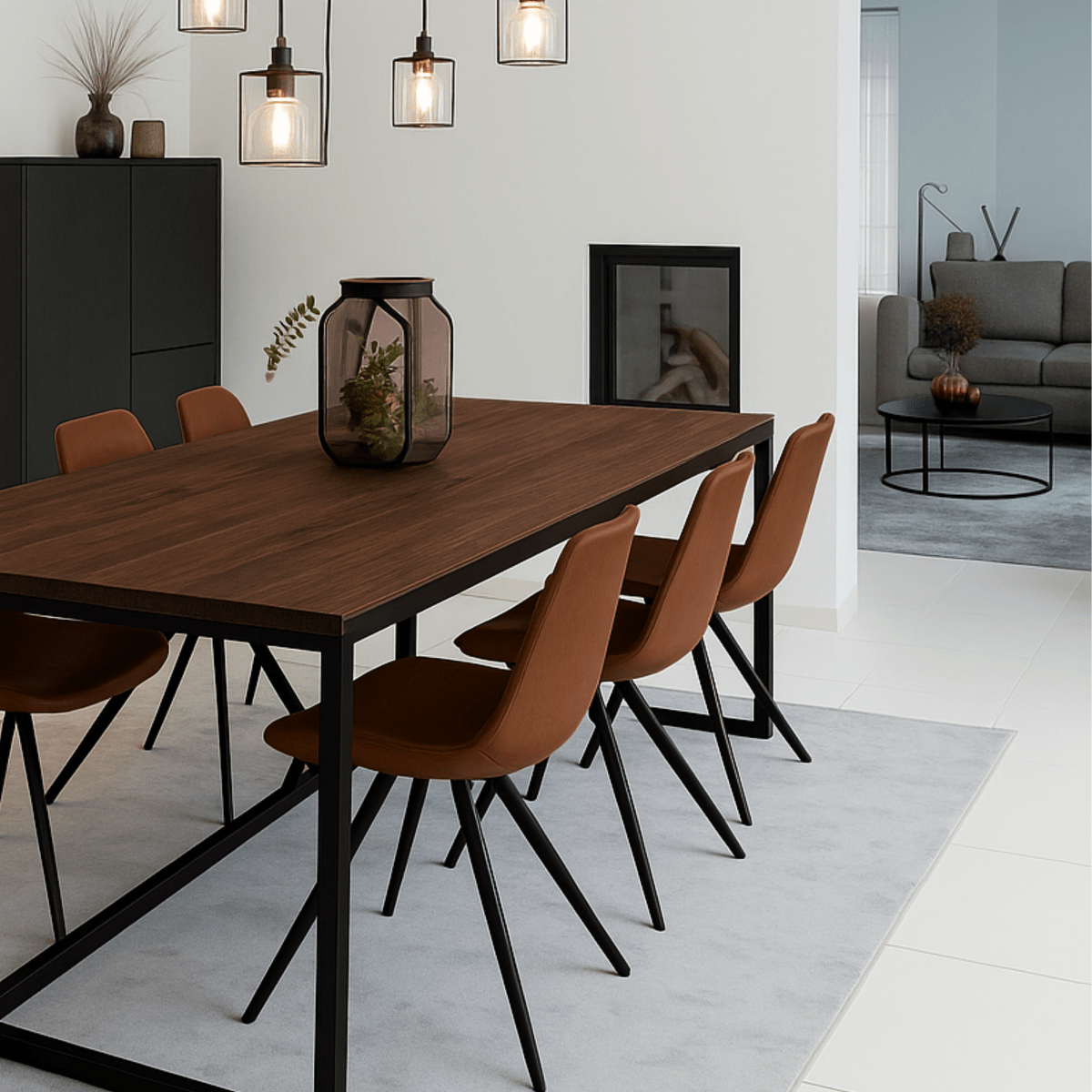 MESA PARA COMEDOR BOTSWANA ESTILO INDUSTRIAL - shopMESA PARA COMEDOR BOTSWANA ESTILO INDUSTRIAL_name