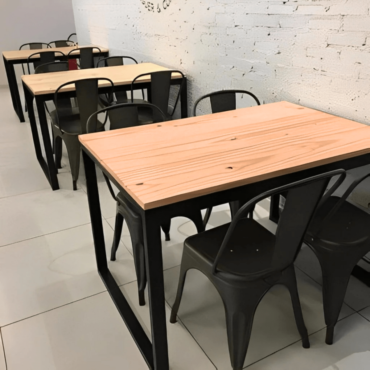 MESA PARA RESTAURANTE DE ESTILO INDUSTRIAL 301 - shopMESA PARA RESTAURANTE DE ESTILO INDUSTRIAL 301_name