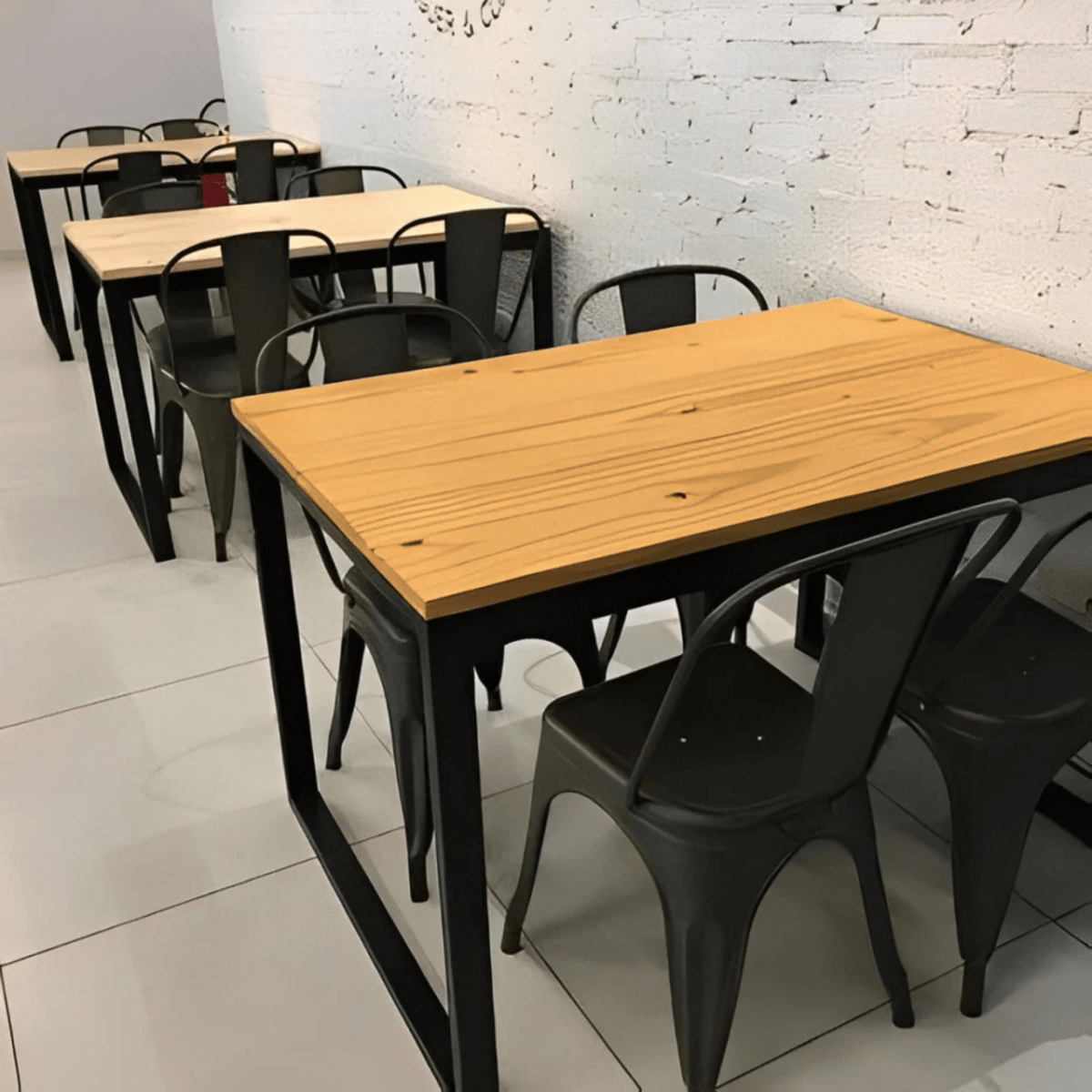 MESA PARA RESTAURANTE DE ESTILO INDUSTRIAL 301 - shopMESA PARA RESTAURANTE DE ESTILO INDUSTRIAL 301_name