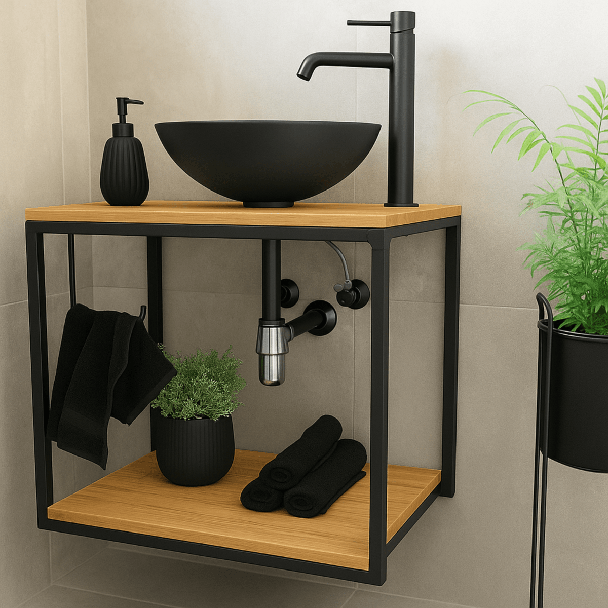 MUEBLE DE BAÑO DE ESTILO INDUSTRIAL 213 - shopMUEBLE DE BAÑO DE ESTILO INDUSTRIAL 213Accesorios para el hogar_name