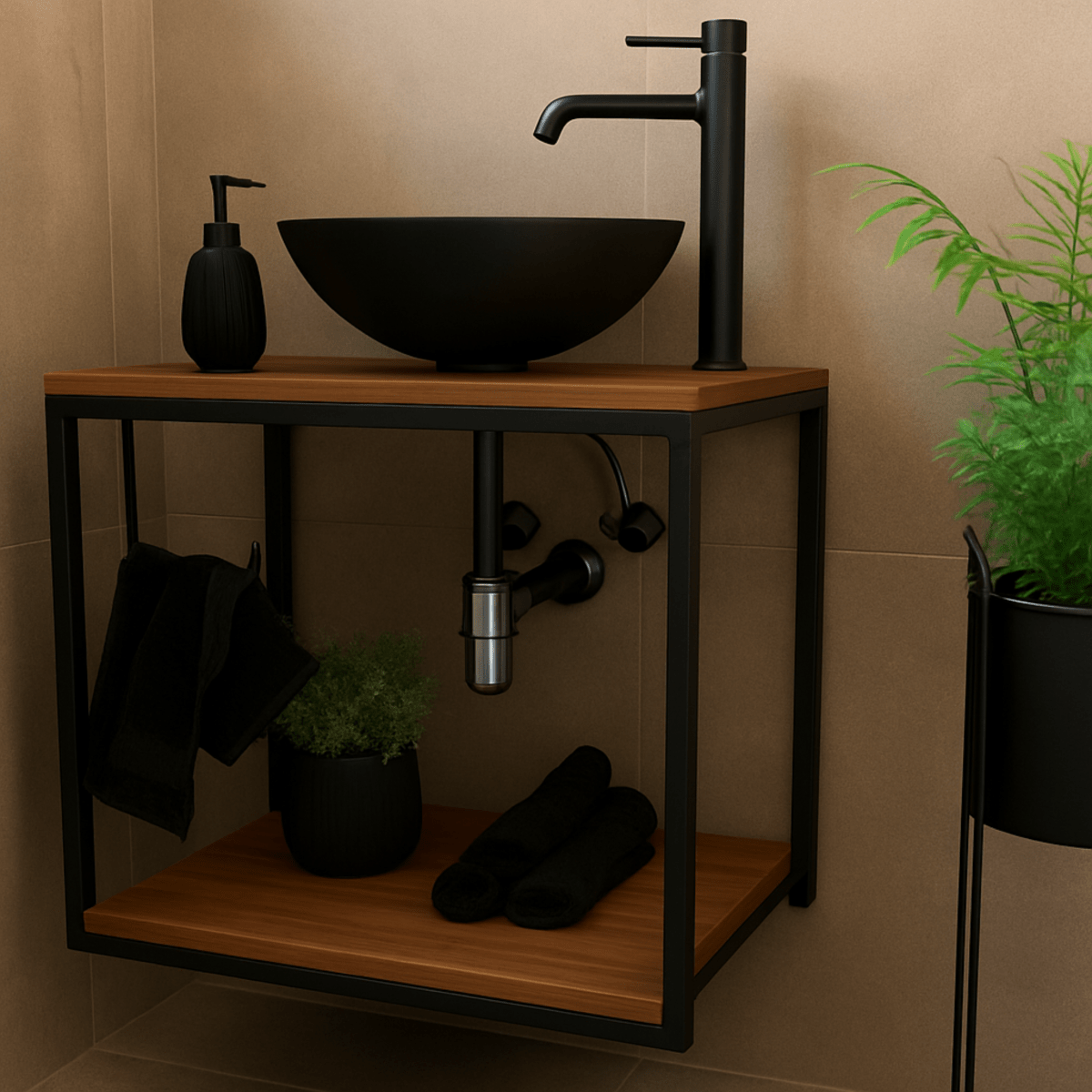 MUEBLE DE BAÑO DE ESTILO INDUSTRIAL 213 - shopMUEBLE DE BAÑO DE ESTILO INDUSTRIAL 213Accesorios para el hogar_name