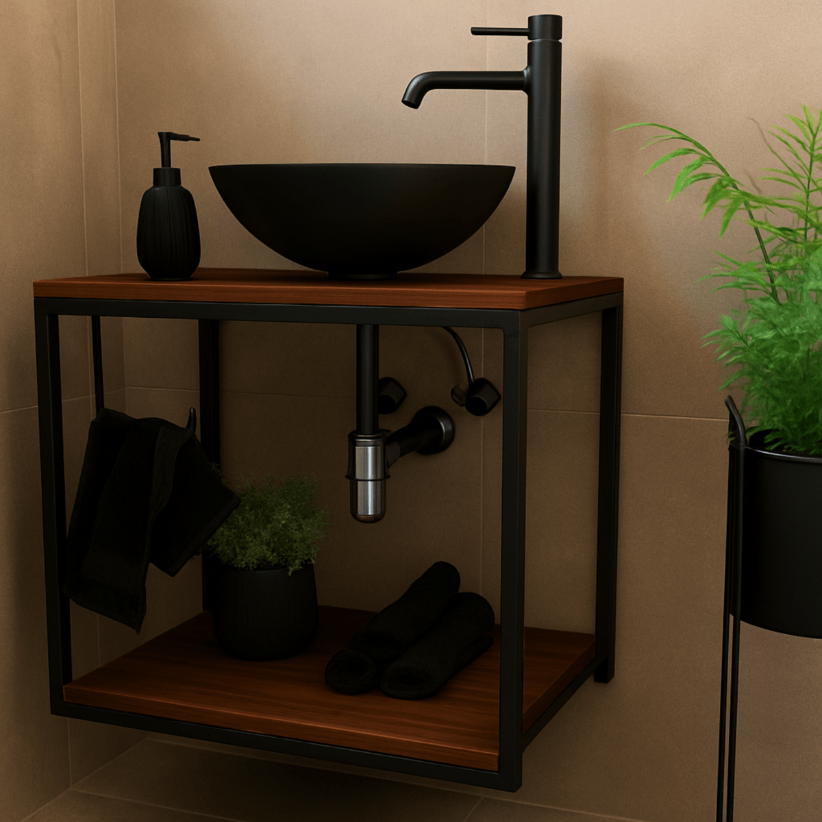 MUEBLE DE BAÑO DE ESTILO INDUSTRIAL 213 - shopMUEBLE DE BAÑO DE ESTILO INDUSTRIAL 213Accesorios para el hogar_name