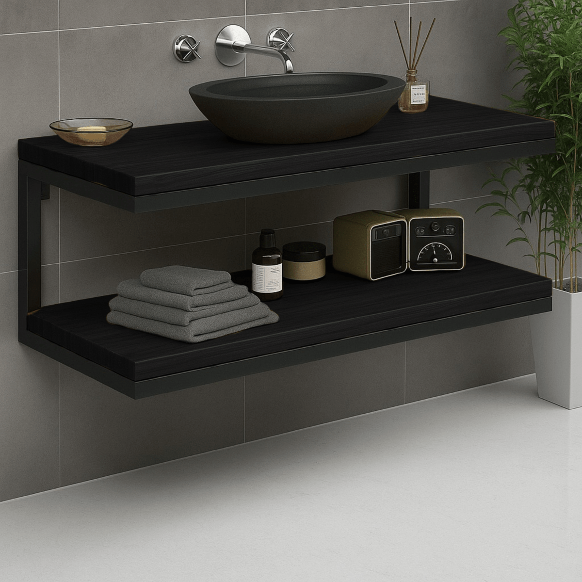 MUEBLE DE BAÑO ESTILO INDUSTRIAL 100 - shopMUEBLE DE BAÑO ESTILO INDUSTRIAL 100Baño_name