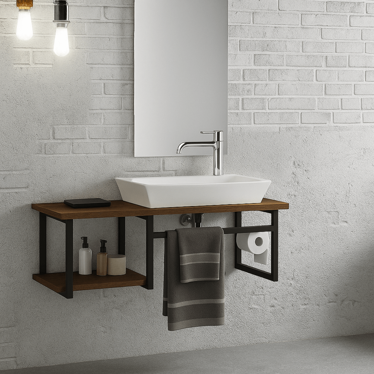 MUEBLE DE BAÑO ESTILO INDUSTRIAL 201 - shopMUEBLE DE BAÑO ESTILO INDUSTRIAL 201Baño_name