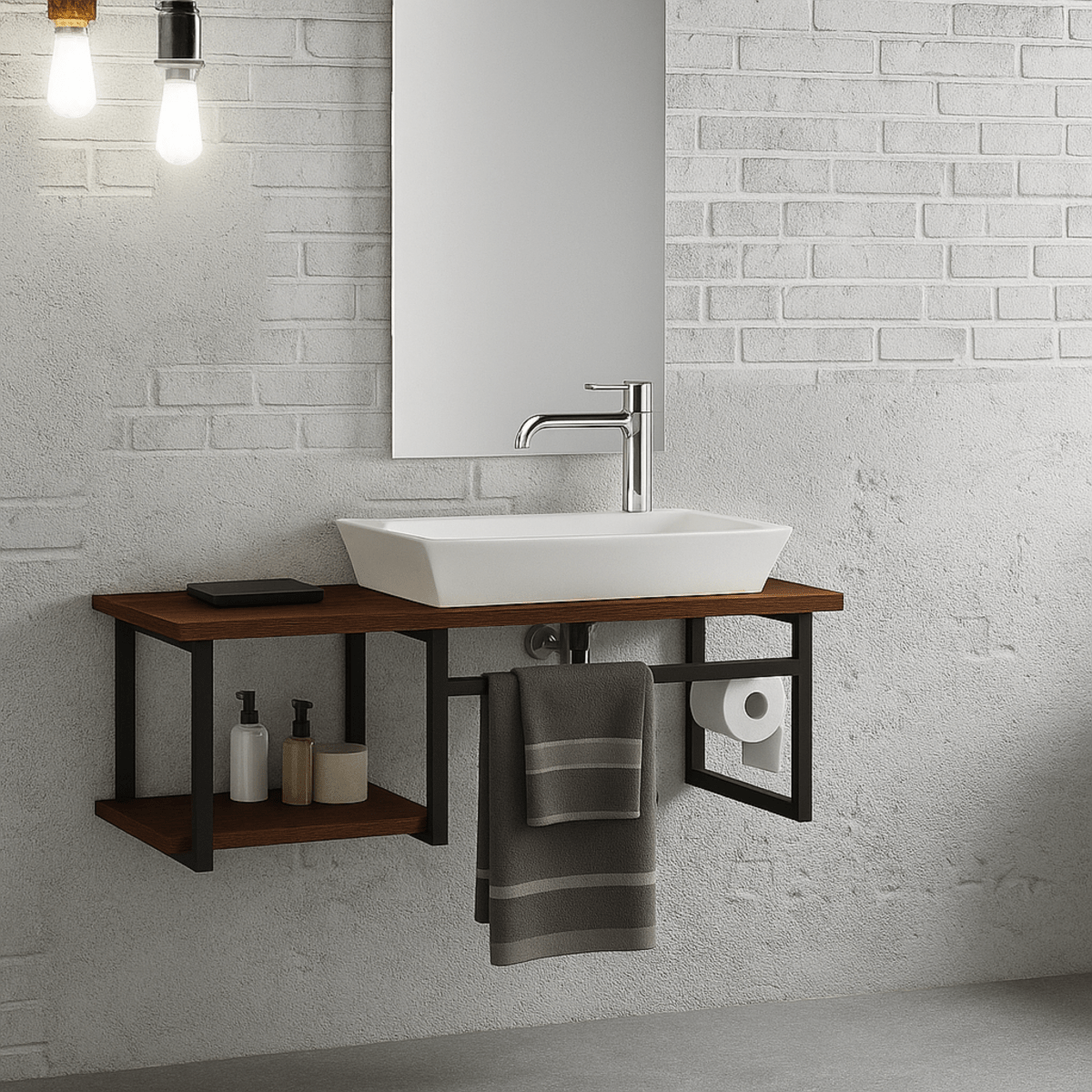 MUEBLE DE BAÑO ESTILO INDUSTRIAL 201 - shopMUEBLE DE BAÑO ESTILO INDUSTRIAL 201Baño_name