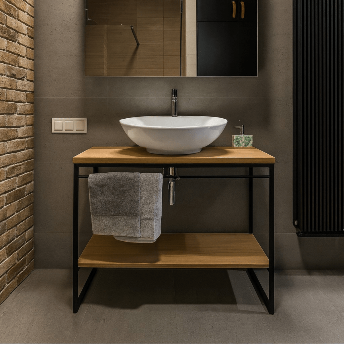MUEBLE DE BAÑO ESTILO INDUSTRIAL 300 - shopMUEBLE DE BAÑO ESTILO INDUSTRIAL 300_name