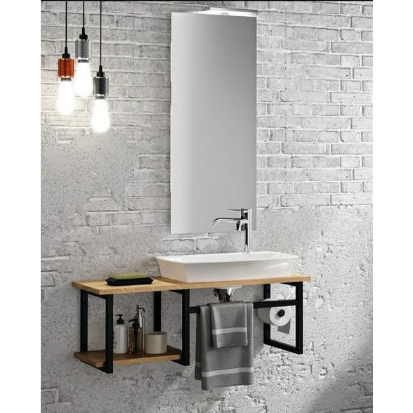 MUEBLE DE BAÑO ESTILO INDUSTRIAL 201