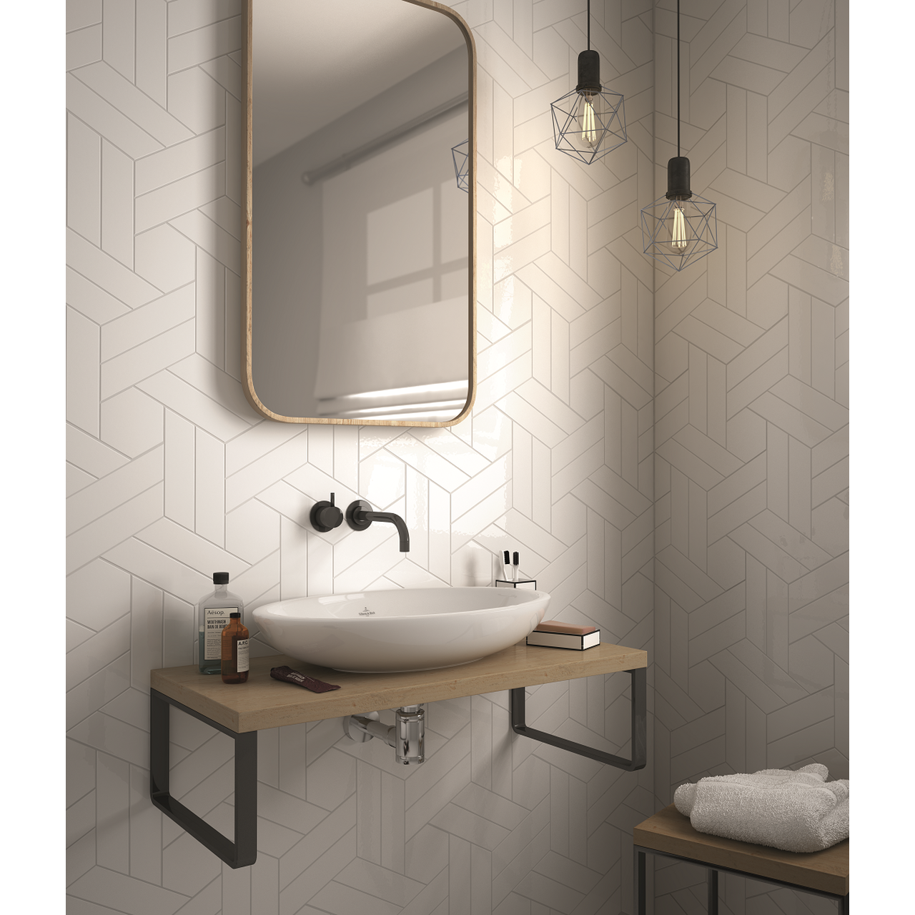 MUEBLE DE BAÑO ESTILO INDUSTRIAL 202