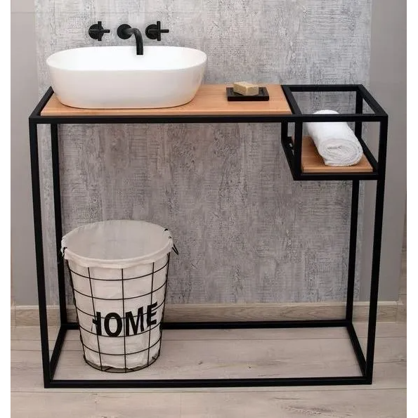 MUEBLE DE BAÑO ESTILO INDUSTRIAL 200