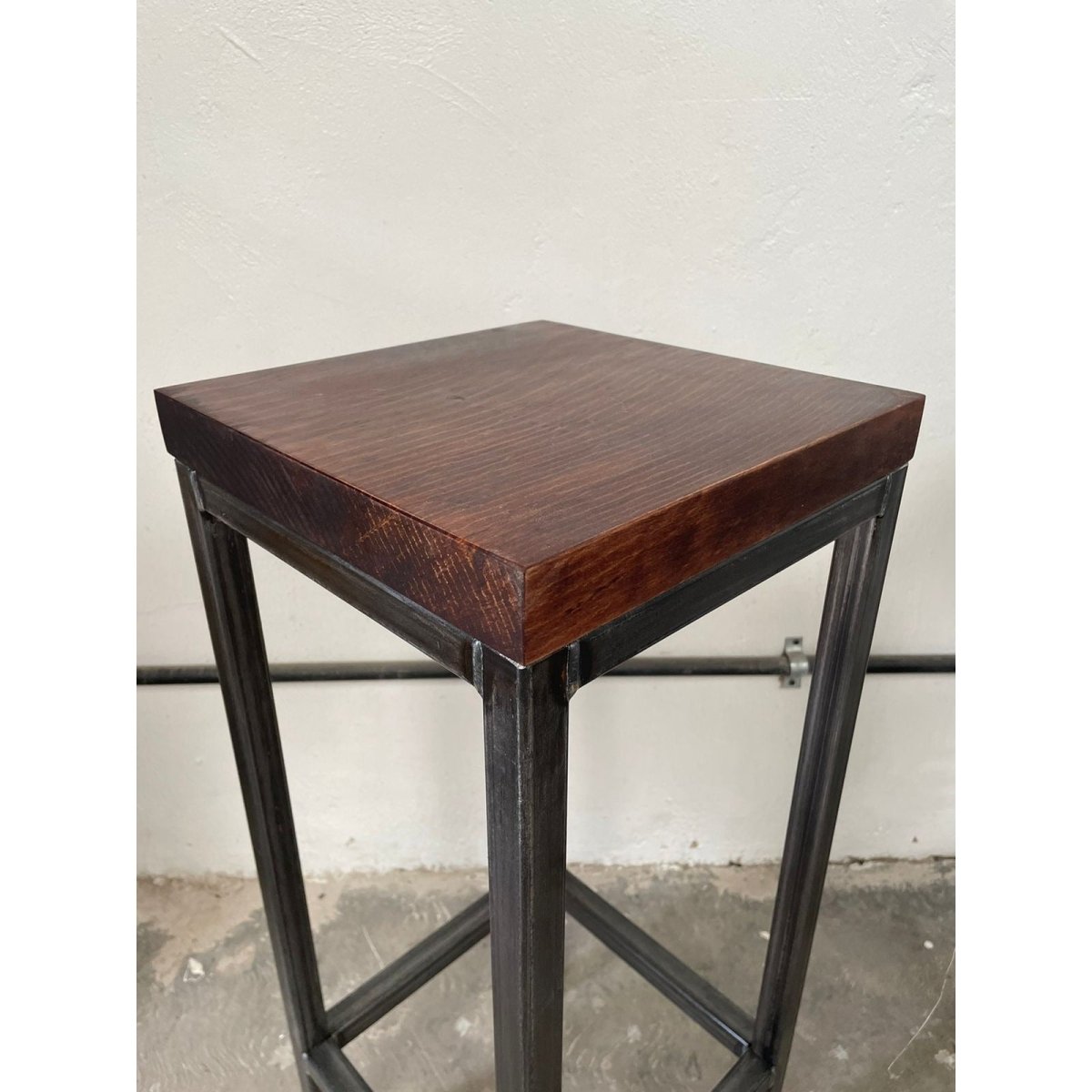 BANCO ALTO RECTO ESTILO INDUSTRIAL 499 - shopBANCO ALTO RECTO ESTILO INDUSTRIAL 499Bancos de comedor y cocina_name